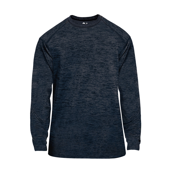 Long sleeve t-shirt with Badger sport paneled shoulder for maximum movement,... from ASI 37461 Augusta Sportswear