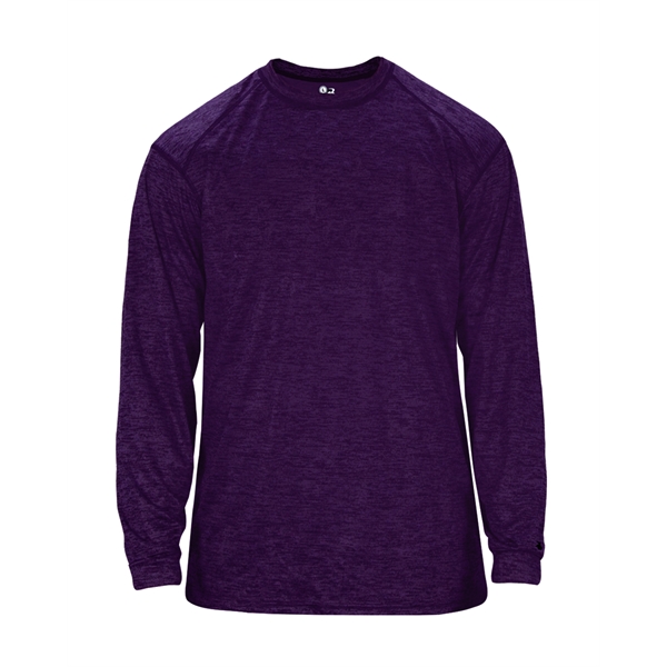 Long sleeve t-shirt with Badger sport paneled shoulder for maximum movement,... from ASI 37461 Augusta Sportswear