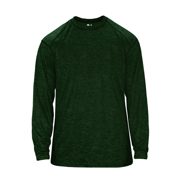 Long sleeve t-shirt with Badger sport paneled shoulder for maximum movement,... from ASI 37461 Augusta Sportswear