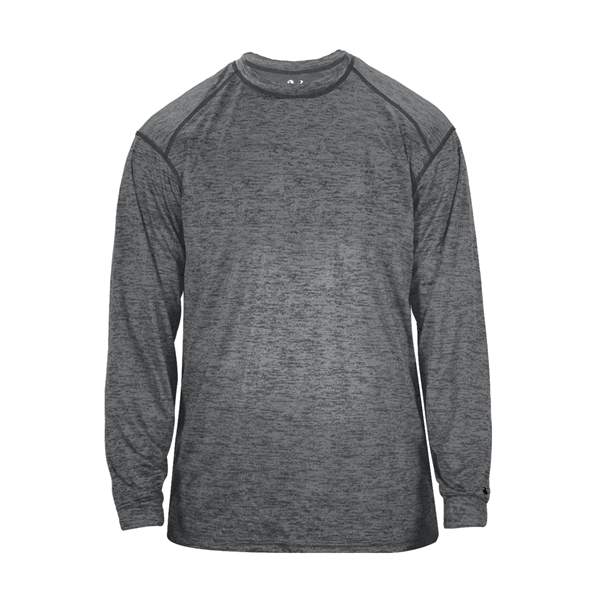 Long sleeve t-shirt with Badger sport paneled shoulder for maximum movement,... from ASI 37461 Augusta Sportswear