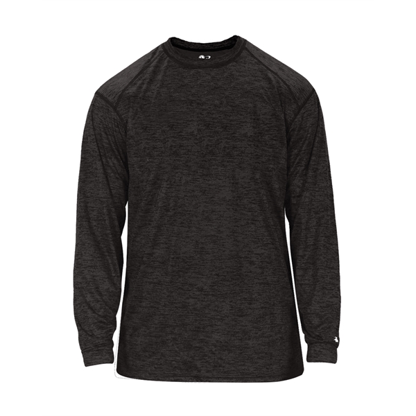 Long sleeve t-shirt with Badger sport paneled shoulder for maximum movement,... from ASI 37461 Augusta Sportswear