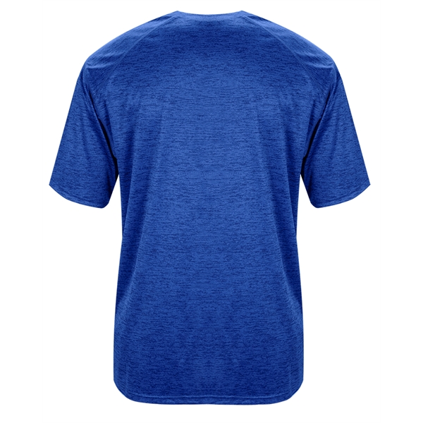 Tonal blend tee with Badger sport paneled shoulder for maximum movement,... from ASI 37461 Augusta Sportswear