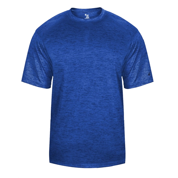 Tonal blend tee with Badger sport paneled shoulder for maximum movement,... from ASI 37461 Augusta Sportswear