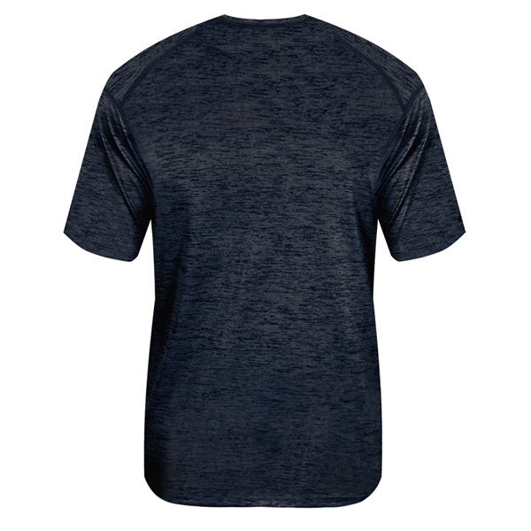 Tonal blend tee with Badger sport paneled shoulder for maximum movement,... from ASI 37461 Augusta Sportswear
