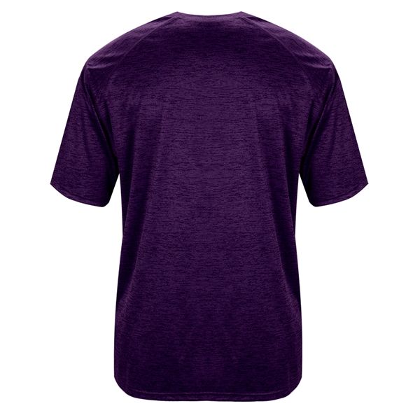 Tonal blend tee with Badger sport paneled shoulder for maximum movement,... from ASI 37461 Augusta Sportswear
