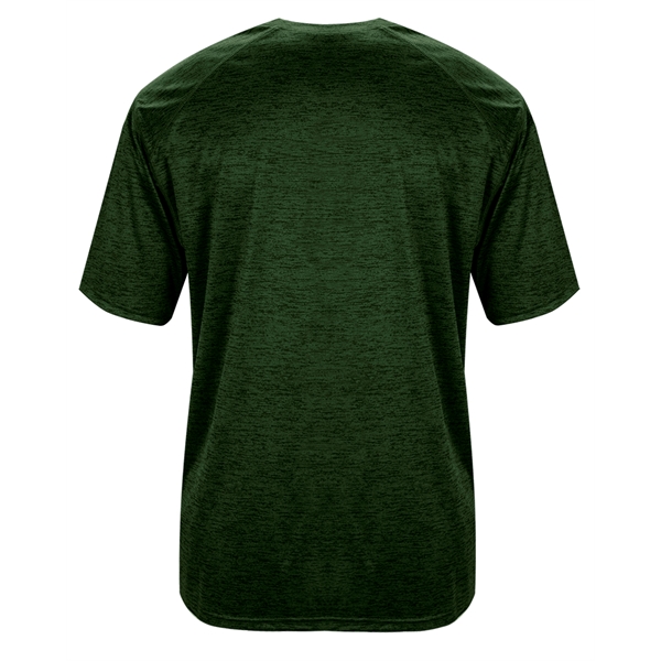 Tonal blend tee with Badger sport paneled shoulder for maximum movement,... from ASI 37461 Augusta Sportswear