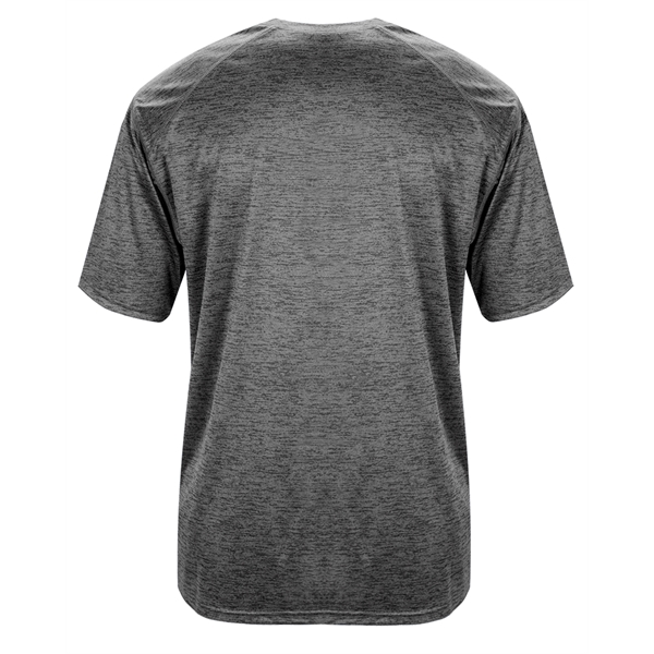 Tonal blend tee with Badger sport paneled shoulder for maximum movement,... from ASI 37461 Augusta Sportswear