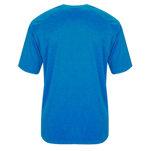 Tonal blend tee with Badger sport paneled shoulder for maximum movement,... from ASI 37461 Augusta Sportswear