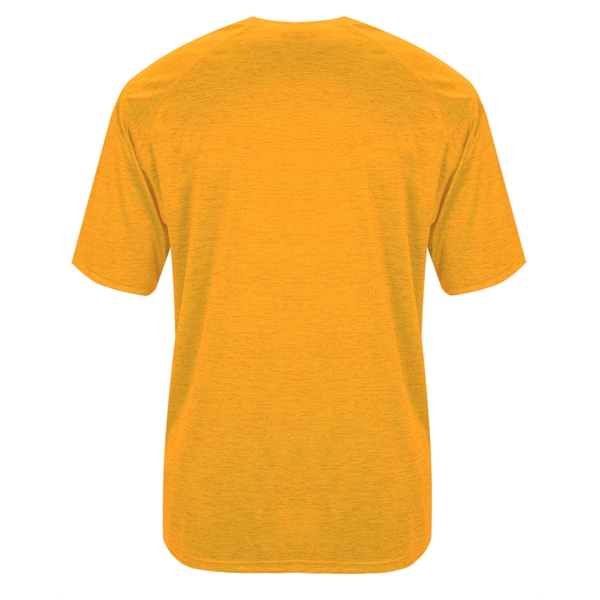 Tonal blend tee with Badger sport paneled shoulder for maximum movement,... from ASI 37461 Augusta Sportswear