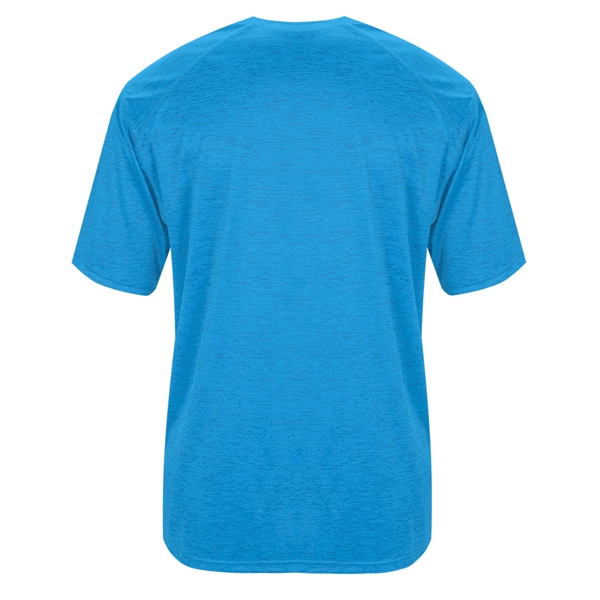 Tonal blend tee with Badger sport paneled shoulder for maximum movement,... from ASI 37461 Augusta Sportswear