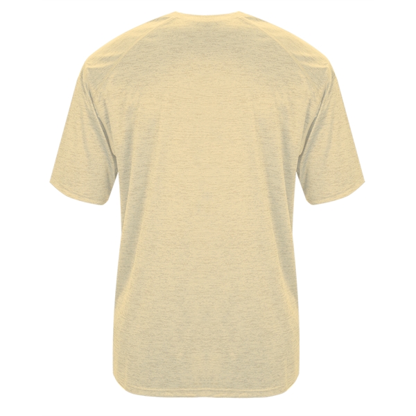 Tonal blend tee with Badger sport paneled shoulder for maximum movement,... from ASI 37461 Augusta Sportswear