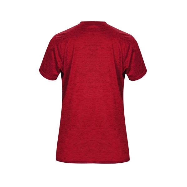 Youth tonal blend tee with paneled shoulder for maximum movement, self-fabric... from ASI 37461 Augusta Sportswear