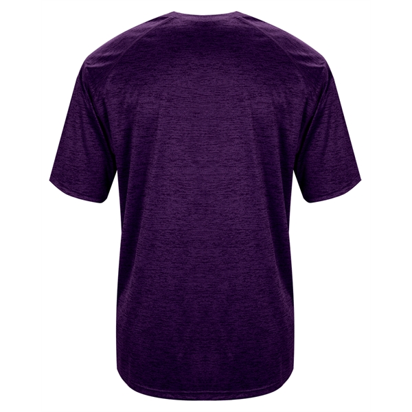 Youth tonal blend tee with paneled shoulder for maximum movement, self-fabric... from ASI 37461 Augusta Sportswear