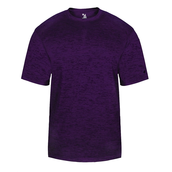 Youth tonal blend tee with paneled shoulder for maximum movement, self-fabric... from ASI 37461 Augusta Sportswear