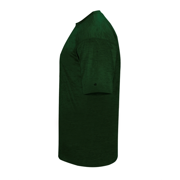 Youth tonal blend tee with paneled shoulder for maximum movement, self-fabric... from ASI 37461 Augusta Sportswear