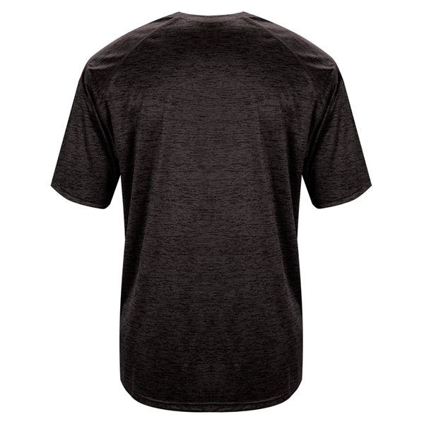 Youth tonal blend tee with paneled shoulder for maximum movement, self-fabric... from ASI 37461 Augusta Sportswear