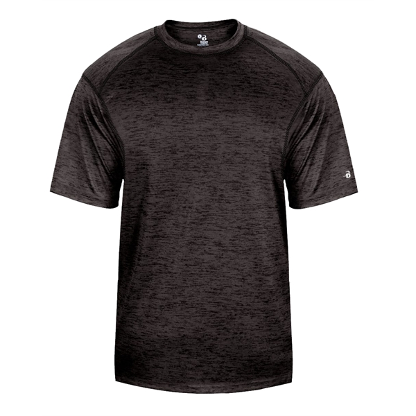 Youth tonal blend tee with paneled shoulder for maximum movement, self-fabric... from ASI 37461 Augusta Sportswear