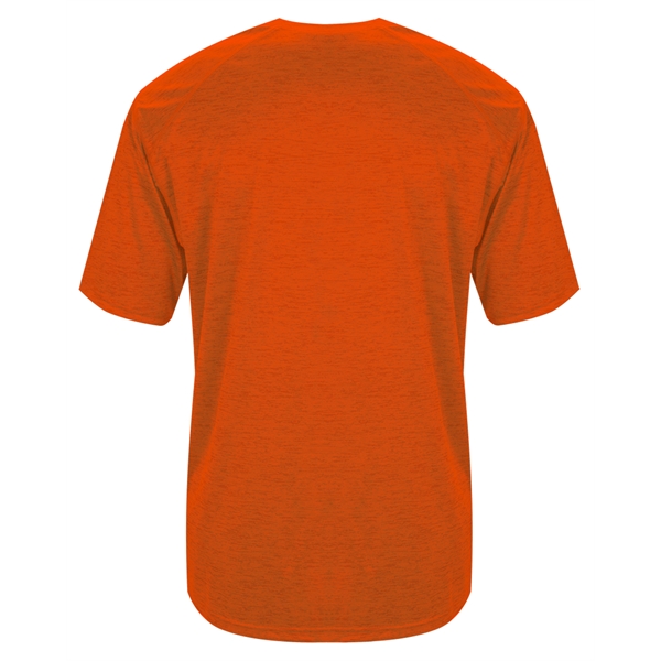Youth tonal blend tee with paneled shoulder for maximum movement, self-fabric... from ASI 37461 Augusta Sportswear