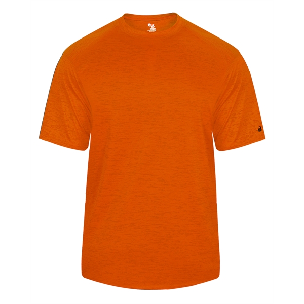 Youth tonal blend tee with paneled shoulder for maximum movement, self-fabric... from ASI 37461 Augusta Sportswear