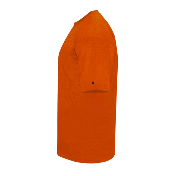 Youth tonal blend tee with paneled shoulder for maximum movement, self-fabric... from ASI 37461 Augusta Sportswear