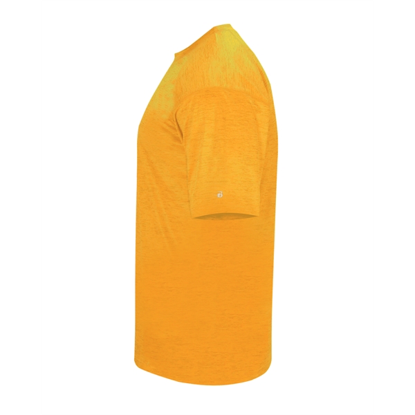 Youth tonal blend tee with paneled shoulder for maximum movement, self-fabric... from ASI 37461 Augusta Sportswear