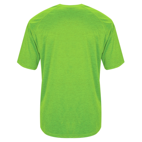 Youth tonal blend tee with paneled shoulder for maximum movement, self-fabric... from ASI 37461 Augusta Sportswear
