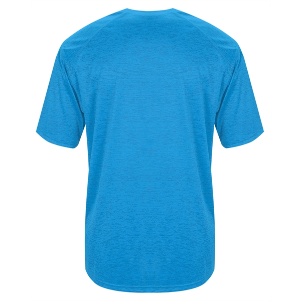 Youth tonal blend tee with paneled shoulder for maximum movement, self-fabric... from ASI 37461 Augusta Sportswear