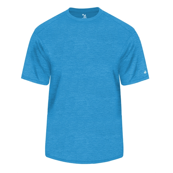 Youth tonal blend tee with paneled shoulder for maximum movement, self-fabric... from ASI 37461 Augusta Sportswear