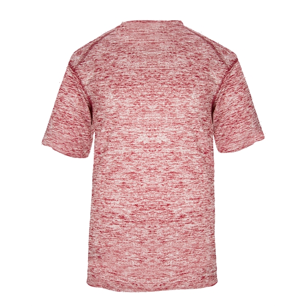 Blend tee with self-fabric collar, Badger sport paneled shoulder for maximum... from ASI 37461 Augusta Sportswear