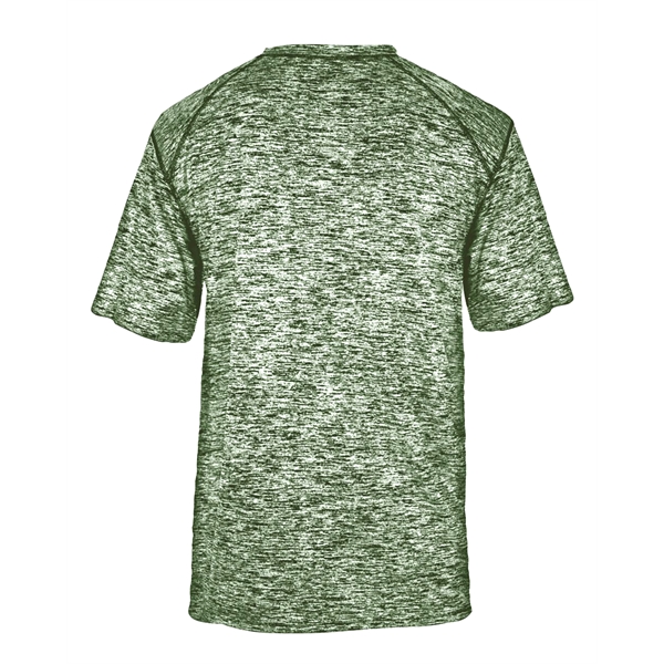 Blend tee with self-fabric collar, Badger sport paneled shoulder for maximum... from ASI 37461 Augusta Sportswear