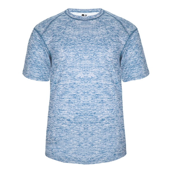 Blend tee with self-fabric collar, Badger sport paneled shoulder for maximum... from ASI 37461 Augusta Sportswear