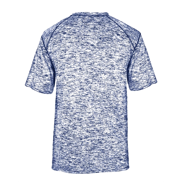 Blend tee with self-fabric collar, Badger sport paneled shoulder for maximum... from ASI 37461 Augusta Sportswear