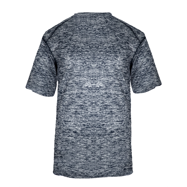 Blend tee with self-fabric collar, Badger sport paneled shoulder for maximum... from ASI 37461 Augusta Sportswear