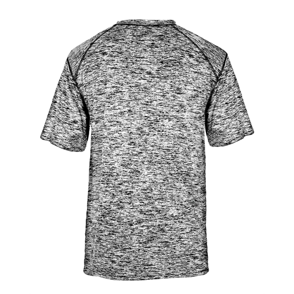 Blend tee with self-fabric collar, Badger sport paneled shoulder for maximum... from ASI 37461 Augusta Sportswear