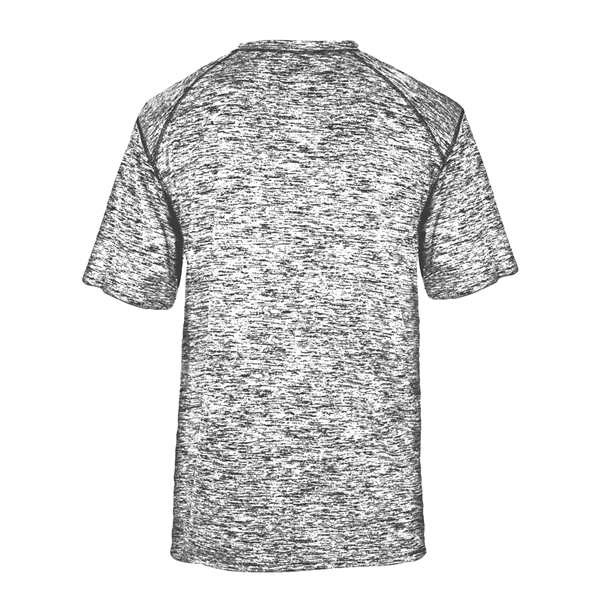 Blend tee with self-fabric collar, Badger sport paneled shoulder for maximum... from ASI 37461 Augusta Sportswear