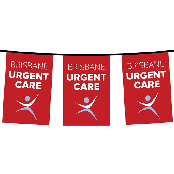 PVC Rectangular pennant string; 30'.... from ASI 80228 Quinn