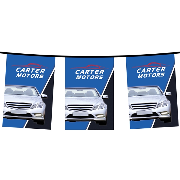 PVC Rectangular pennant string; 100'.... from ASI 80228 Quinn