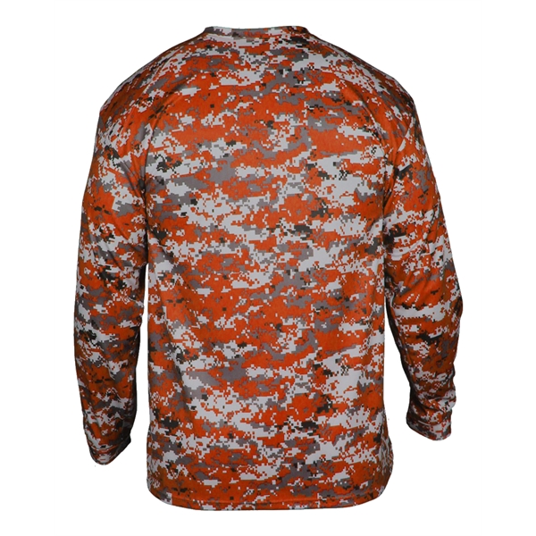 Long sleeve t-shirt with Badger sport paneled shoulder for maximum movement,... from ASI 37461 Augusta Sportswear