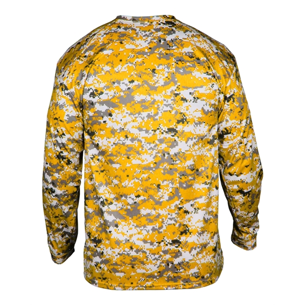 Long sleeve t-shirt with Badger sport paneled shoulder for maximum movement,... from ASI 37461 Augusta Sportswear