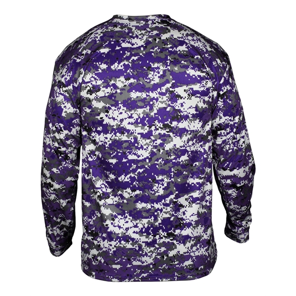 Long sleeve t-shirt with Badger sport paneled shoulder for maximum movement,... from ASI 37461 Augusta Sportswear