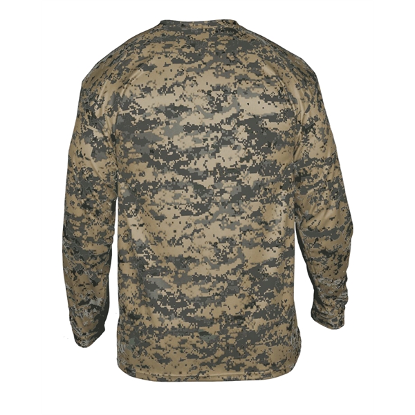 Long sleeve t-shirt with Badger sport paneled shoulder for maximum movement,... from ASI 37461 Augusta Sportswear