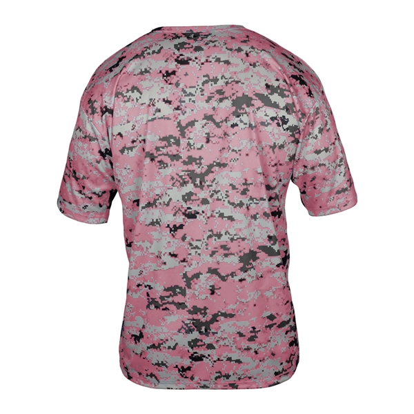 Youth digital tee with self-fabric collar, Badger sport paneled shoulder for... from ASI 37461 Augusta Sportswear