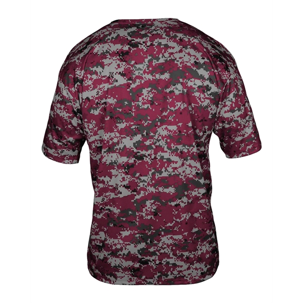 Youth digital tee with self-fabric collar, Badger sport paneled shoulder for... from ASI 37461 Augusta Sportswear