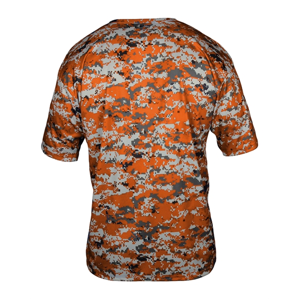 Youth digital tee with self-fabric collar, Badger sport paneled shoulder for... from ASI 37461 Augusta Sportswear