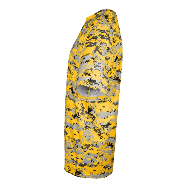 Youth digital tee with self-fabric collar, Badger sport paneled shoulder for... from ASI 37461 Augusta Sportswear