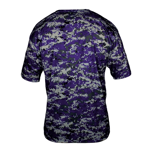 Youth digital tee with self-fabric collar, Badger sport paneled shoulder for... from ASI 37461 Augusta Sportswear