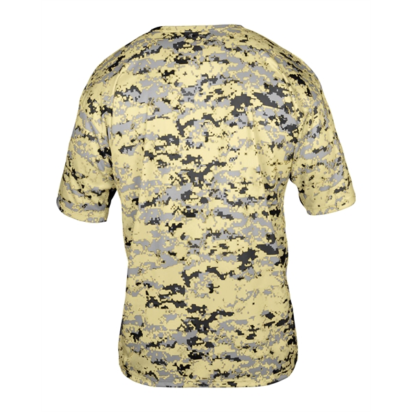 Youth digital tee with self-fabric collar, Badger sport paneled shoulder for... from ASI 37461 Augusta Sportswear