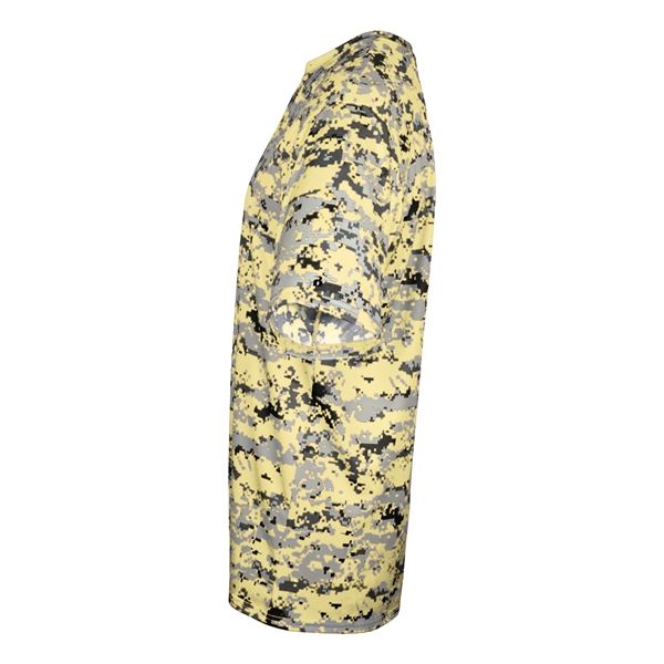 Youth digital tee with self-fabric collar, Badger sport paneled shoulder for... from ASI 37461 Augusta Sportswear