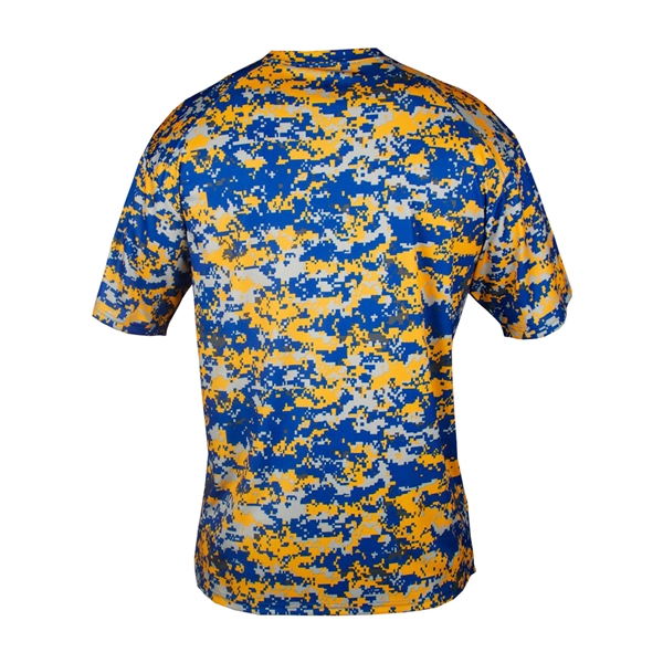 Youth digital tee with self-fabric collar, Badger sport paneled shoulder for... from ASI 37461 Augusta Sportswear