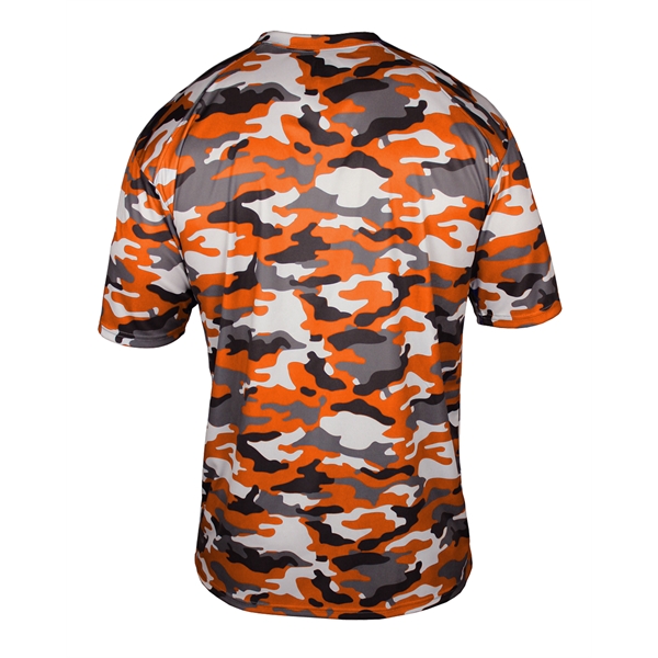 Youth camo tee with sport paneled shoulder for maximum movement, double-needle... from ASI 37461 Augusta Sportswear